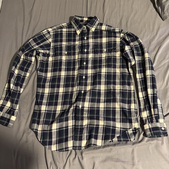 Vintage Polo Ralph Lauren Classic Fit Size Medium Flannel RN 41381 - Picture 5 of 10